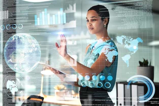 Smart data analytics dashboard displaying artificial intelligence insights and metrics